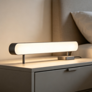 Double-Layer Transparent Bubble Glass Art Sleep Lamp – Affordable Luxury Bedroom Ambient Table Lamp